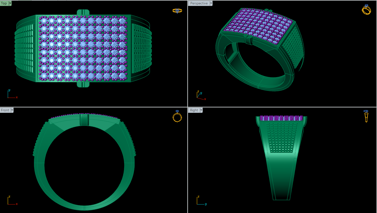 The Men's Diamond Ring Collection #4