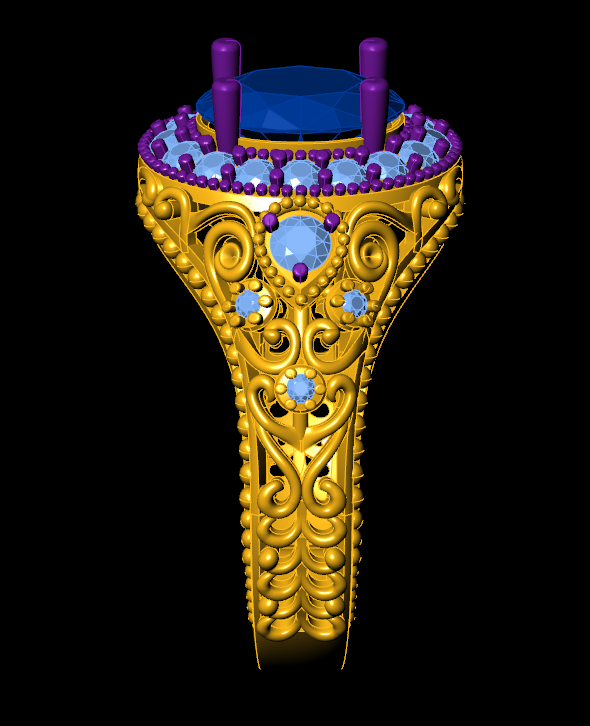 The Baroque Empress Ring