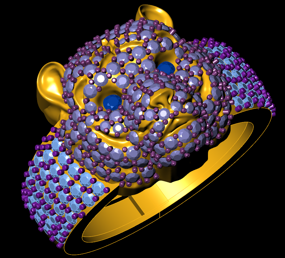 The Jaguar Pavé Artistry Ring