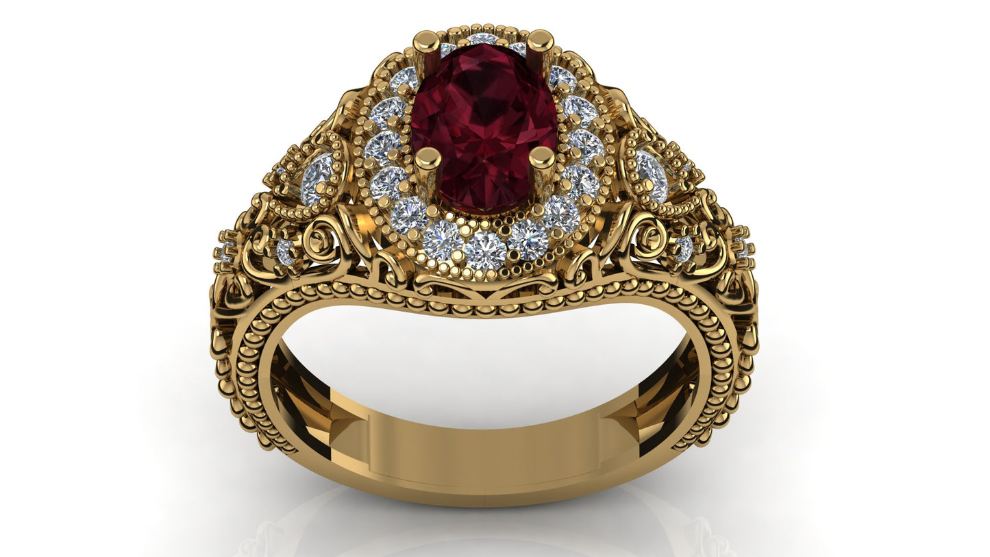 The Baroque Empress Ring