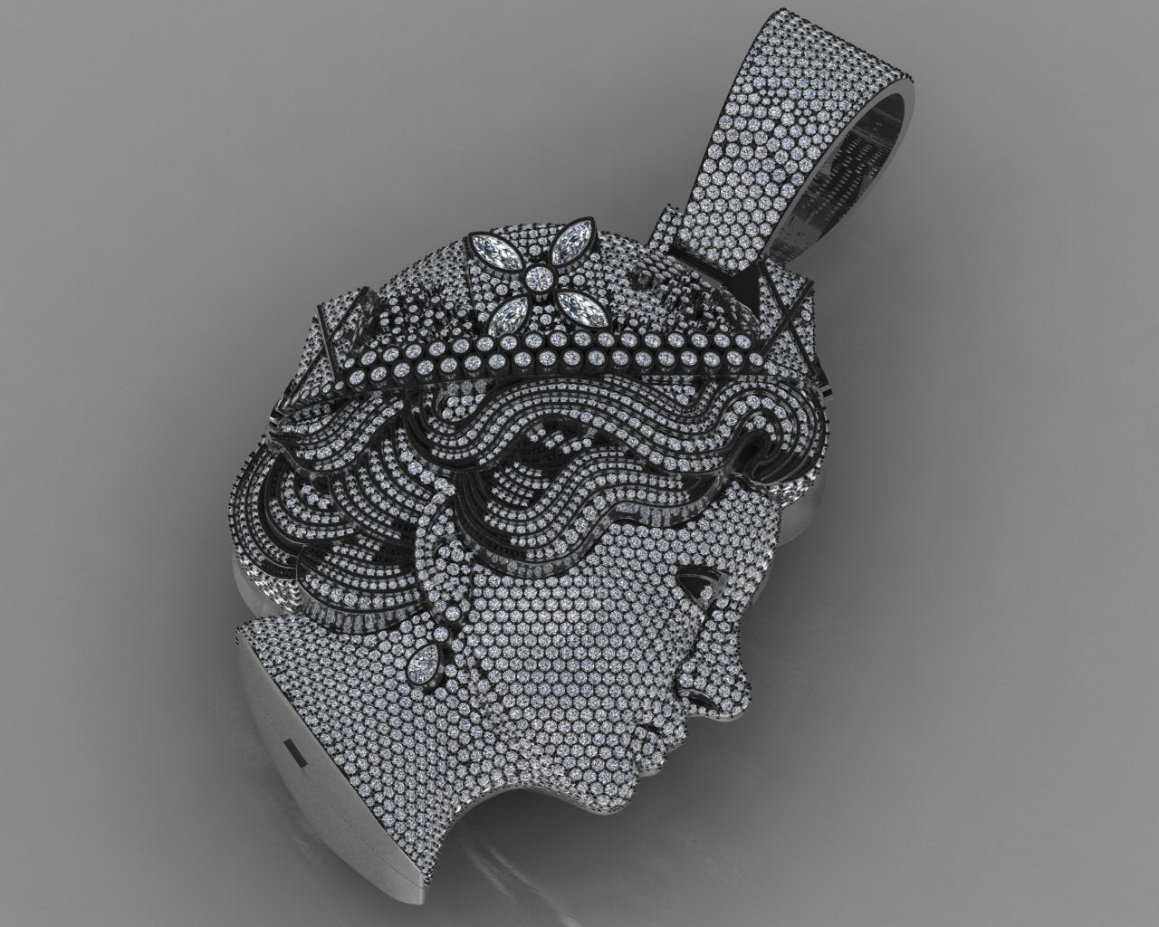 Monarch Pave Pendant