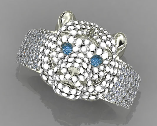 The Jaguar Pavé Artistry Ring