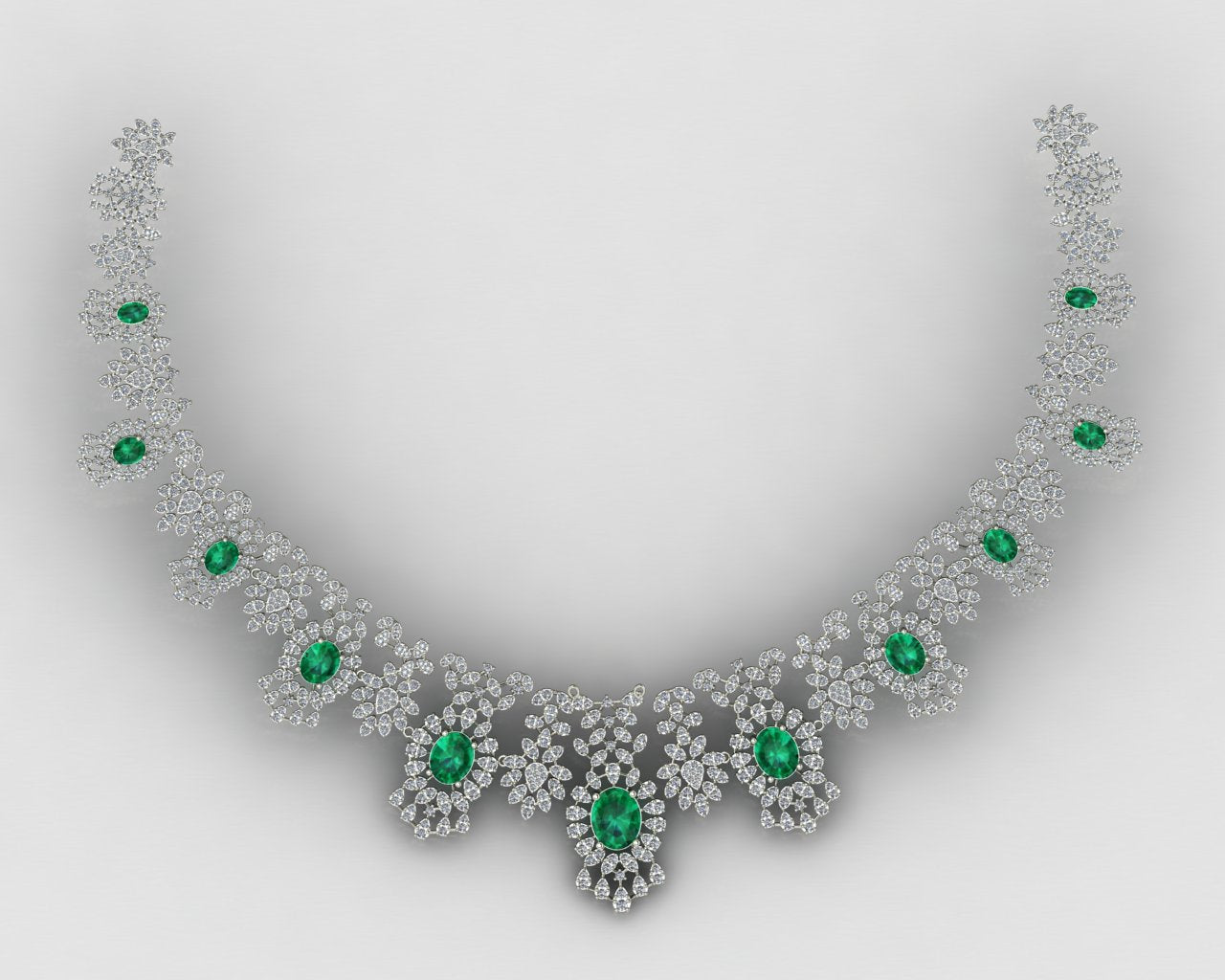 The Grand Convertible: 5-in-1 Bridal Choker & Necklace Suite (3DM File)