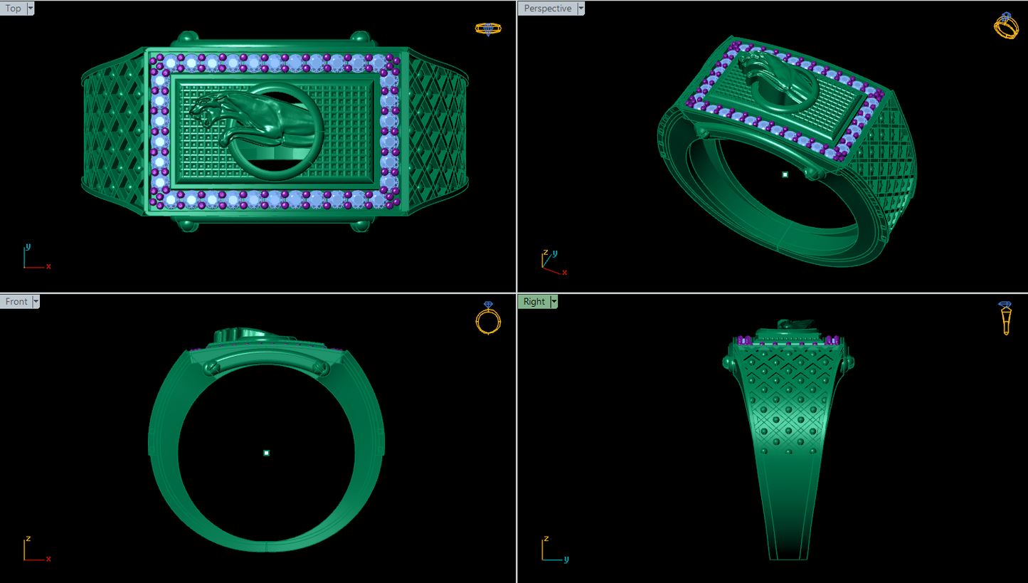 The Men's Diamond Ring Collection #1
