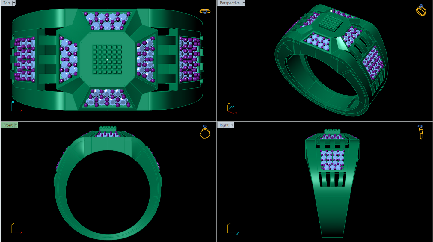 The Men's Diamond Ring Collection #7