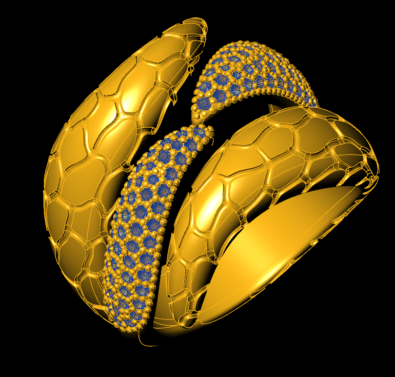 Organic Pave Ring