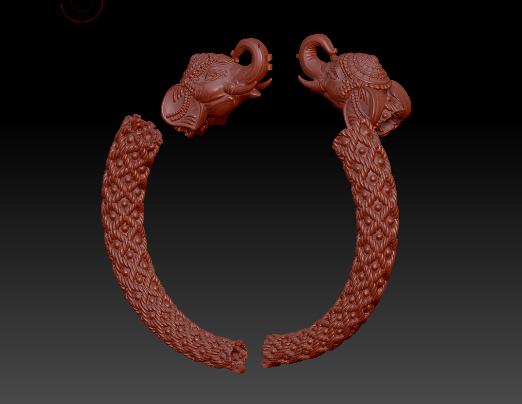 Artisanal Elephant Cuff