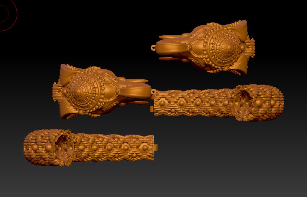 Artisanal Elephant Cuff