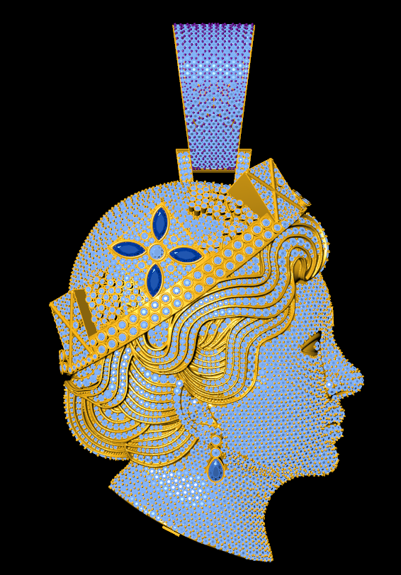 Monarch Pave Pendant