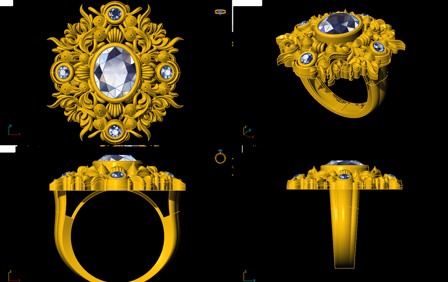 The Royal Orb Ring