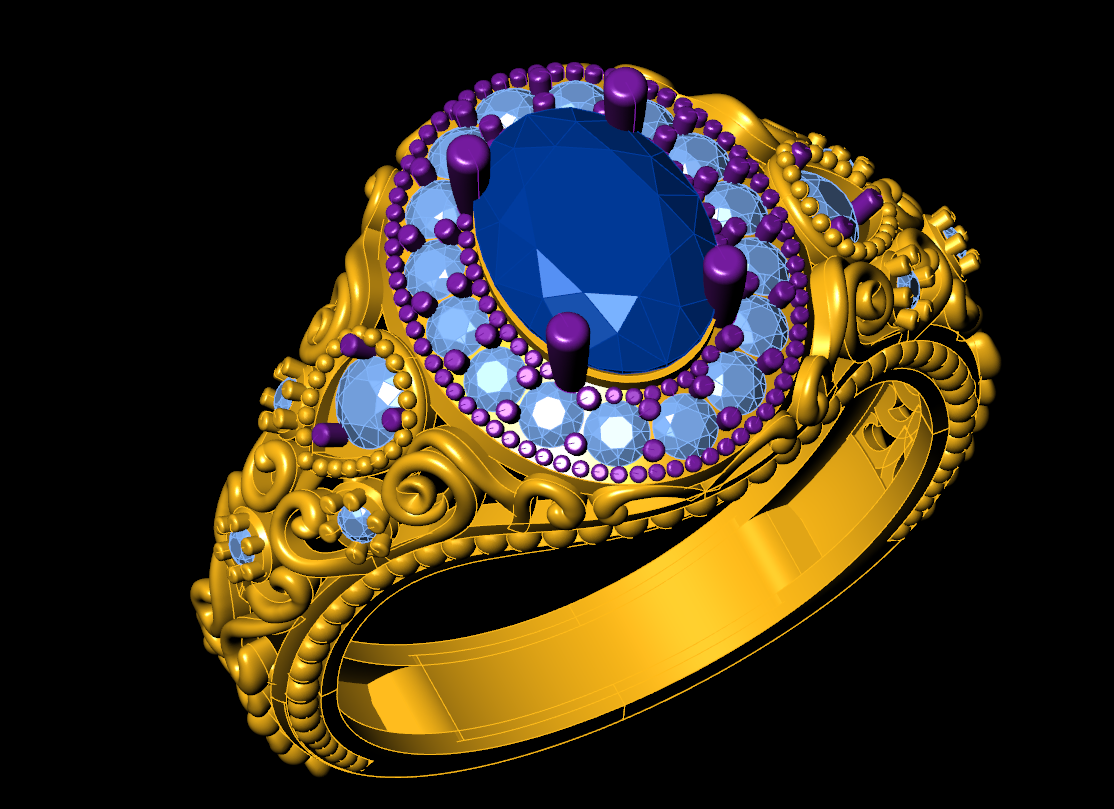 The Baroque Empress Ring