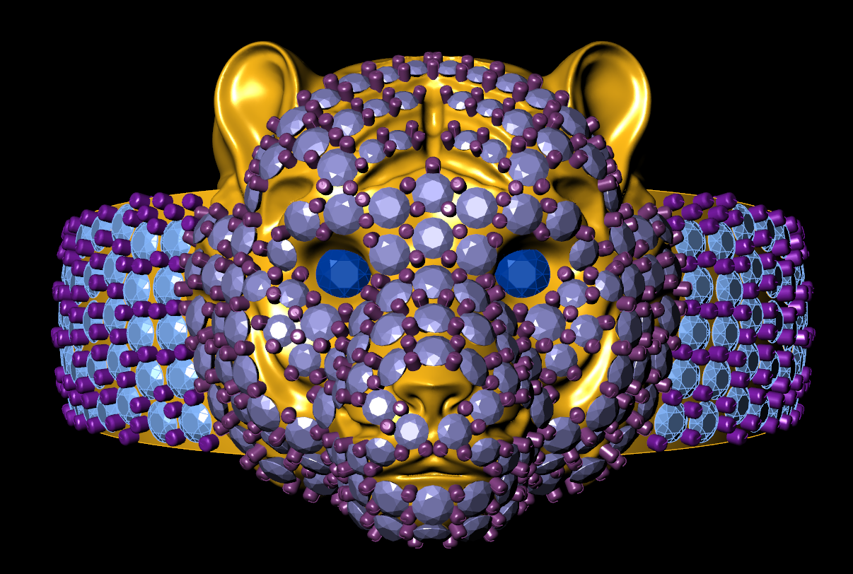 The Jaguar Pavé Artistry Ring