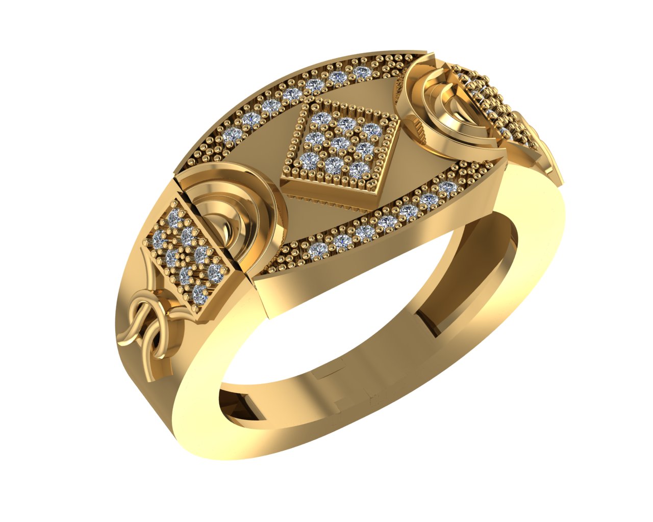 The Men's Diamond Ring Collection #10